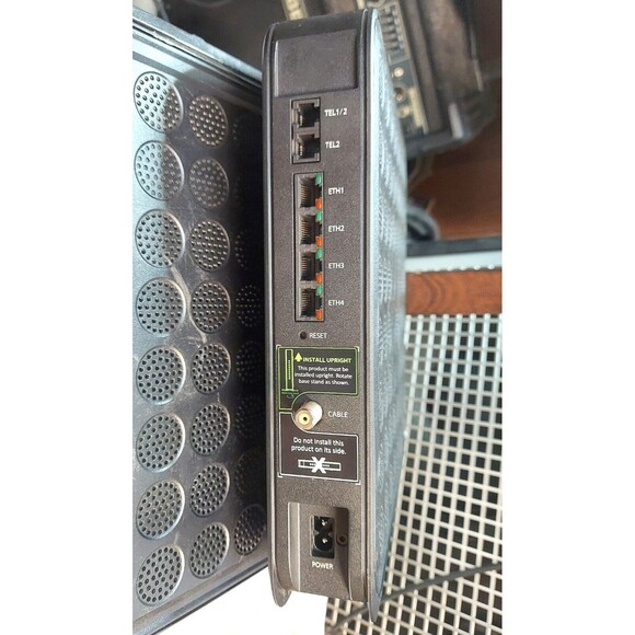 Ubee DVW32CB Telephone Modem Advanced Wireless Voice Gateway w/pwr cord*Tested - Picture 3 of 5